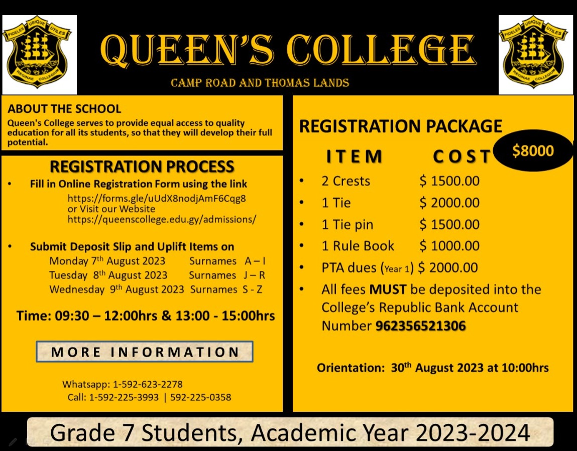 Admissions Queen's College